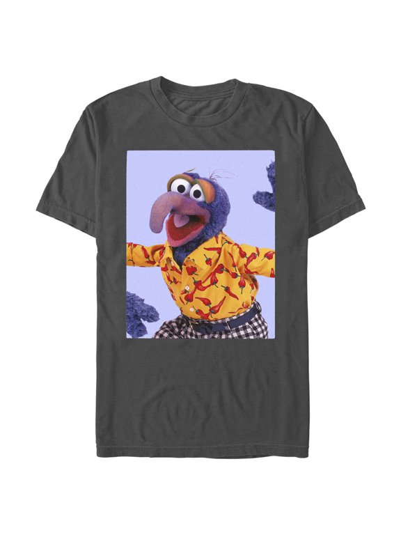 Men's The Muppets Gonzo Chili Peppers Graphic Tee Charcoal Medium