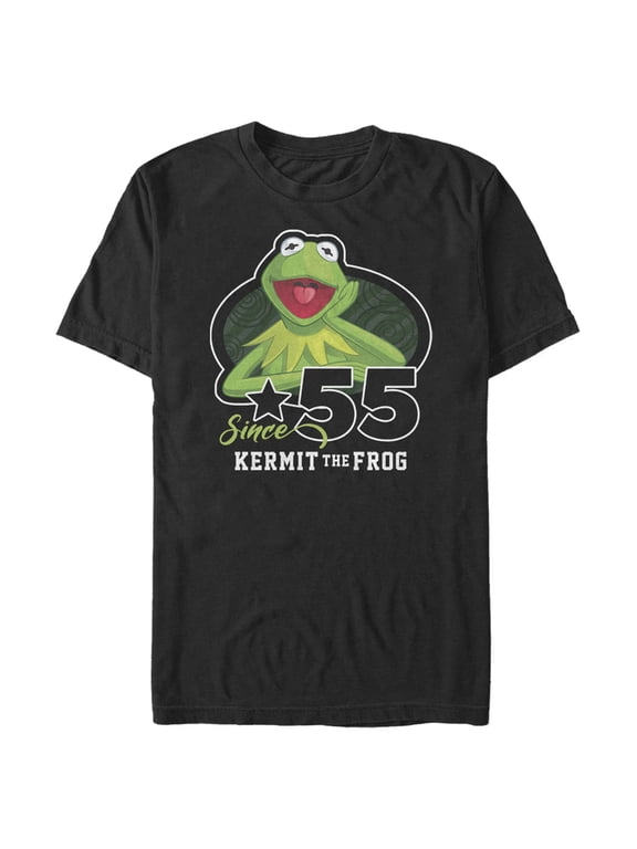 Men's The Muppets Green Since 55 Graphic Tee Black Large