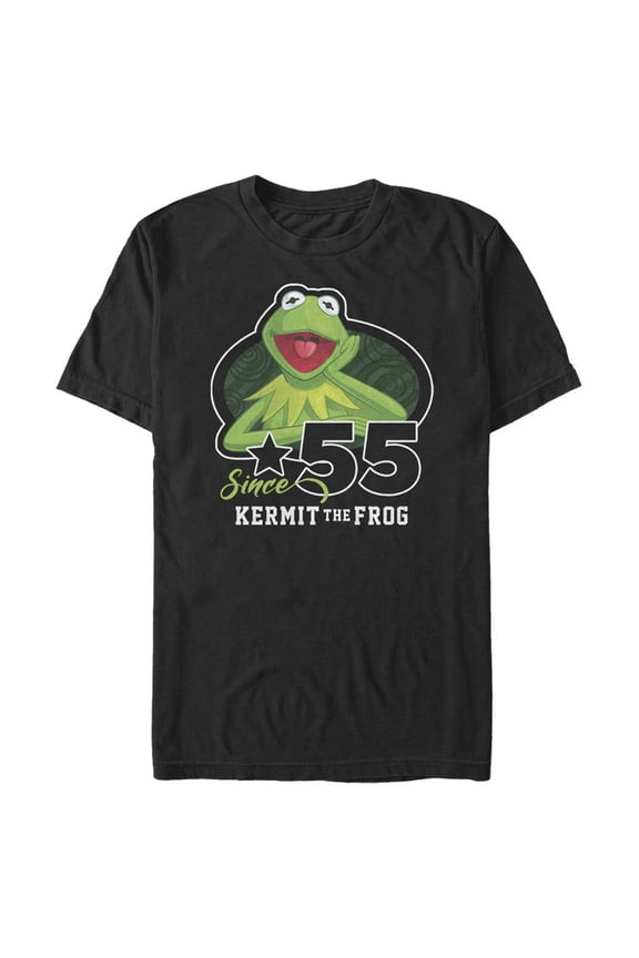 Men's The Muppets Green Since 55  Graphic Tee Black Small