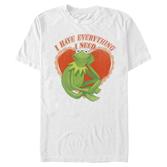 Men's The Muppets I Have Everything I Need Graphic Tee White 3X Large