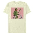 thumbnail image 1 of Men's The Muppets Kermit Bike Wave  Graphic Tee Beige Large, 1 of 4