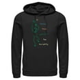 thumbnail image 1 of Men's The Muppets Kermit Serious Dance Pull Over Hoodie Black 3X Large, 1 of 4