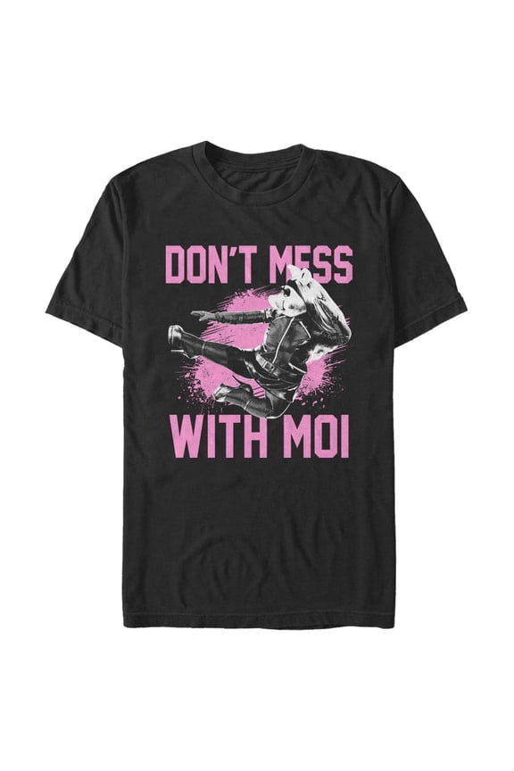 Men's The Muppets Miss Piggy Karate  Graphic Tee Black Large