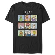 Mens The Muppets Mood Chart Graphic Tee Black Large