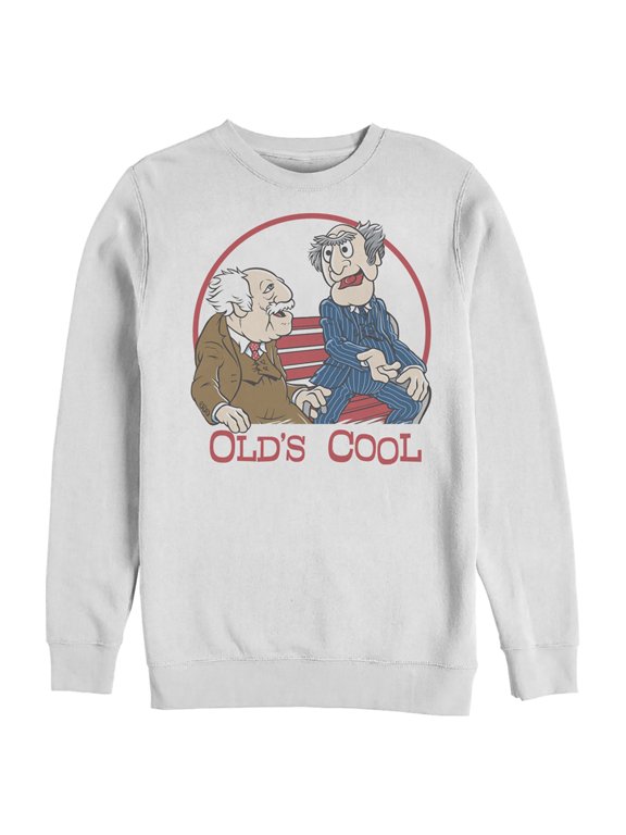 Men's The Muppets Old's Cool Sweatshirt White Medium