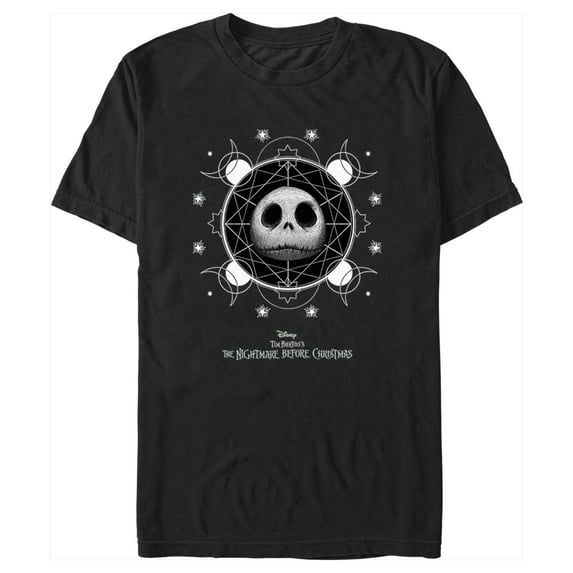 Men's The Nightmare Before Christmas Celestial Jack Graphic Tee Black 3X Large