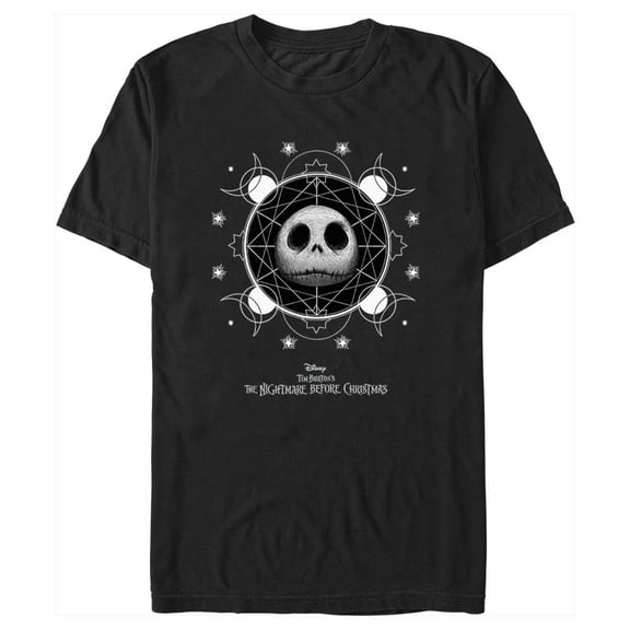Men's The Nightmare Before Christmas Celestial Jack Graphic Tee Black Small