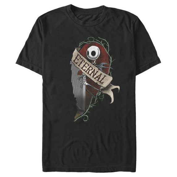 Men's The Nightmare Before Christmas Eternal Jack Graphic Tee Black 3X Large