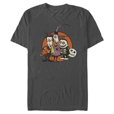 Men's The Nightmare Before Christmas Halloween Lock Shock and Barrel  Graphic T-Shirt