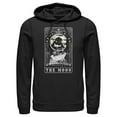thumbnail image 1 of Men's The Nightmare Before Christmas Halloween Oogie Boogie and his Boys Moon Tarot Card Pull Over Hoodie Black Medium, 1 of 4