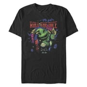Men's The Nightmare Before Christmas Halloween Oogie Roll The Dice Graphic T-Shirt