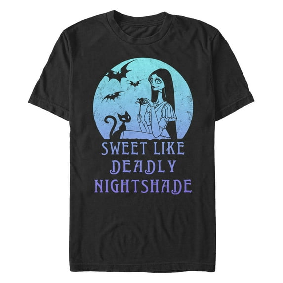Men's The Nightmare Before Christmas Halloween Sally Sweet Like Deadly Nightshade Graphic T-Shirt