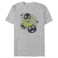 thumbnail image 1 of Men's The Nightmare Before Christmas Jack Faces Swirl Graphic Tee Athletic Heather Large, 1 of 5