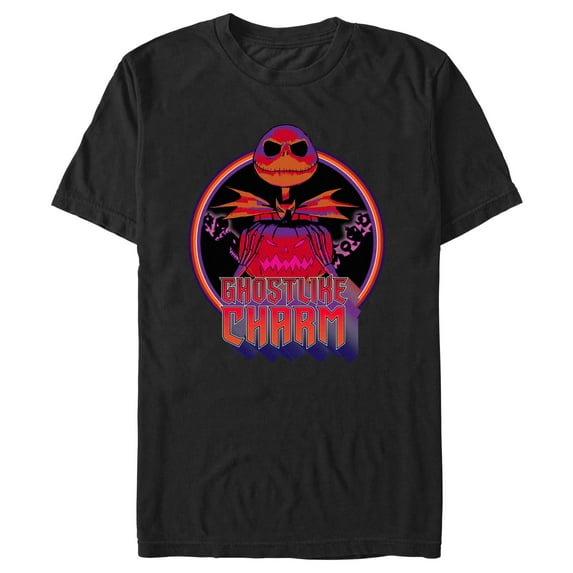 Men's The Nightmare Before Christmas Jack Ghostlike Charm Graphic T-Shirt