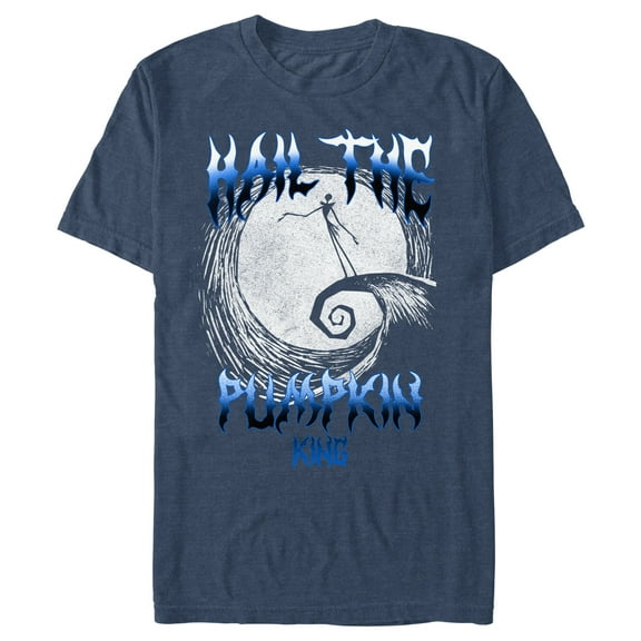 Men's The Nightmare Before Christmas Jack Gothic Hail the Pumpkin King Graphic T-Shirt