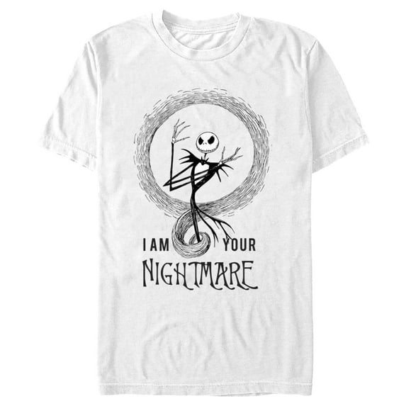 Men's The Nightmare Before Christmas Jack I am Your Nightmare Graphic Tee White X Large