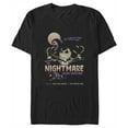 thumbnail image 1 of Men's The Nightmare Before Christmas Jack Retro Movie Poster Graphic Tee Black Large, 1 of 5