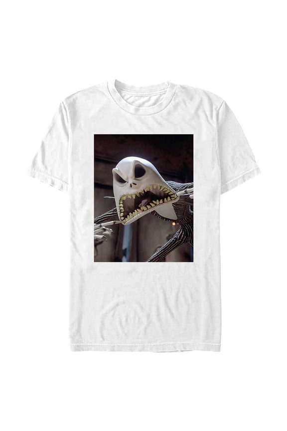 Men's The Nightmare Before Christmas Jack Scary Face Scene Graphic T-Shirt