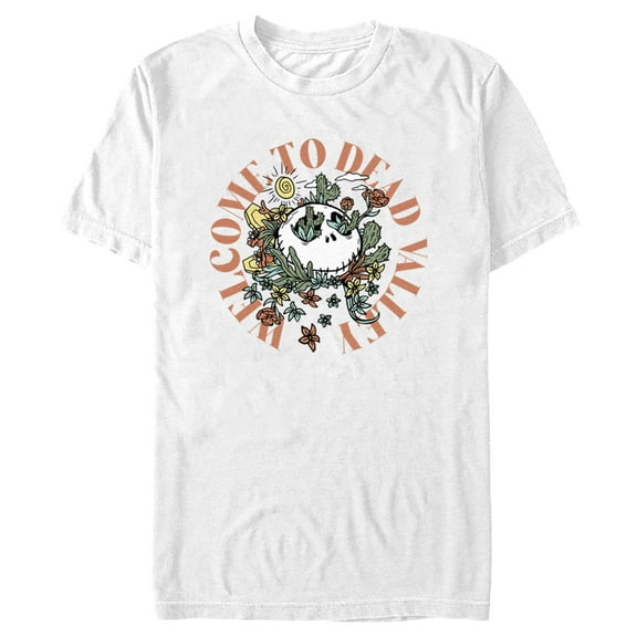 Men's The Nightmare Before Christmas Jack Welcome to Dead Valley  Graphic Tee White Medium