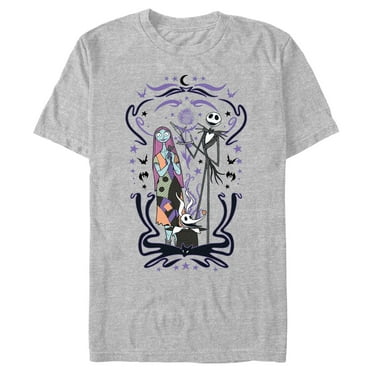Men's The Nightmare Before Christmas Jack and Sally Magic Show  Graphic T-Shirt