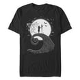 thumbnail image 1 of Men's The Nightmare Before Christmas Jack and Sally Meant to Be  Graphic Tee Black Medium, 1 of 5