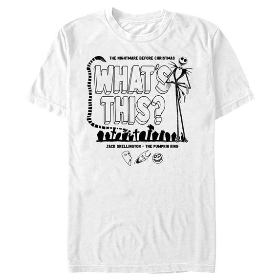 Men's The Nightmare Before Christmas Jack the Pumpkin King What's This? Graphic T-Shirt