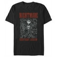 thumbnail image 1 of Men's The Nightmare Before Christmas Nightmare Everybody Scream Graphic Tee Black 3X Large, 1 of 5