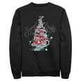thumbnail image 1 of Men's The Nightmare Before Christmas Scary & Bright Tree Sweatshirt Black Small, 1 of 4
