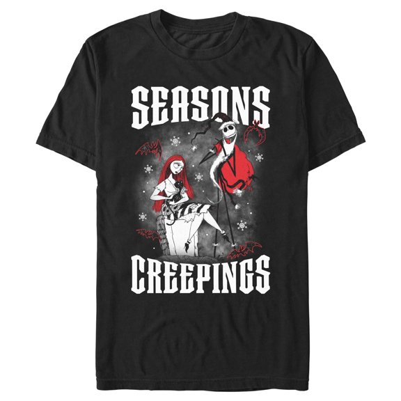Men's The Nightmare Before Christmas Seasons Creepings Graphic T-Shirt