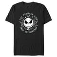 thumbnail image 1 of Men's The Nightmare Before Christmas The Pumpkin King Face Graphic Tee Black Medium, 1 of 5