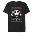 thumbnail image 1 of Men's The Nightmare Before Christmas Ugly Christmas Jack Portrait Graphic Tee Black X Large, 1 of 5