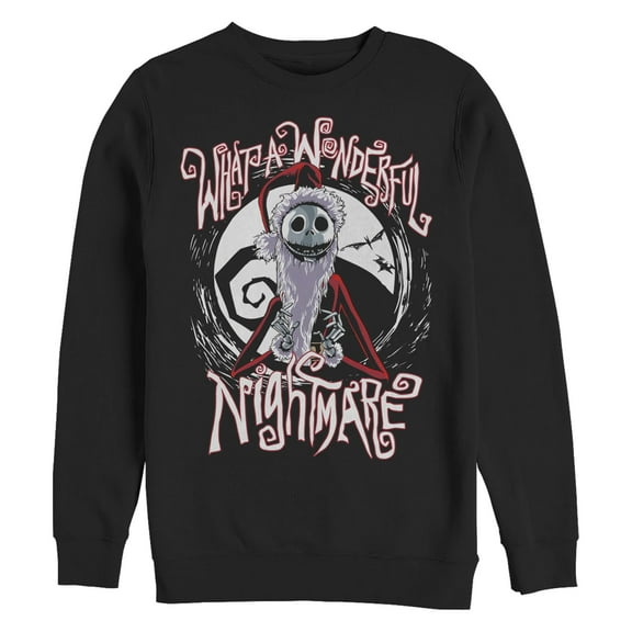 Men's The Nightmare Before Christmas What A Wonderful Santa Jack  Sweatshirt