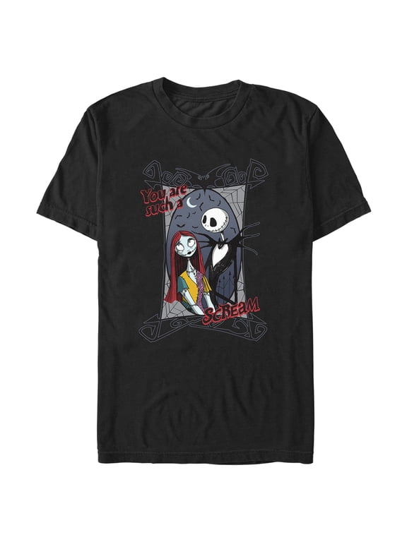 Men's The Nightmare Before Christmas You Are Such a Scream Graphic Tee Black X Large