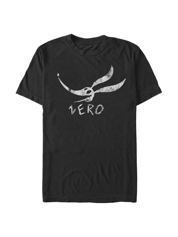 Men's The Nightmare Before Christmas Zero Ghost Dog Graphic Tee Black Large
