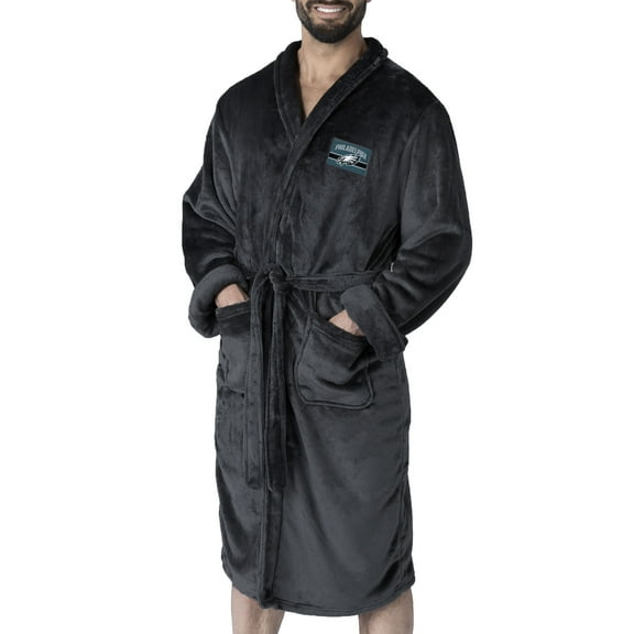 Men's The Northwest Group Black Philadelphia Eagles Bathrobe