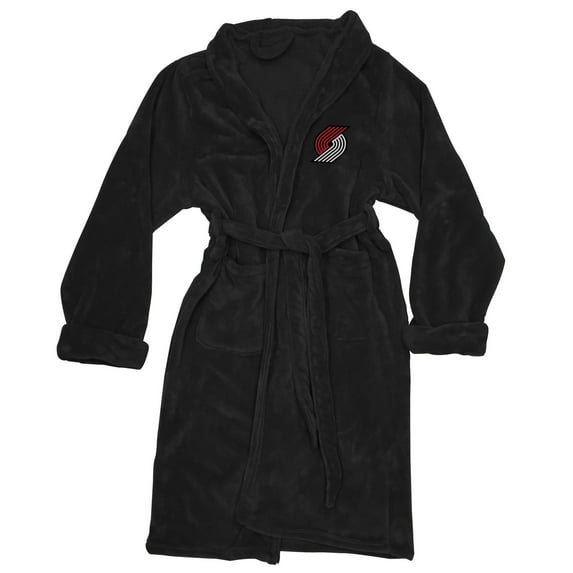 Men's The Northwest Group Black Portland Trail Blazers Bathrobe