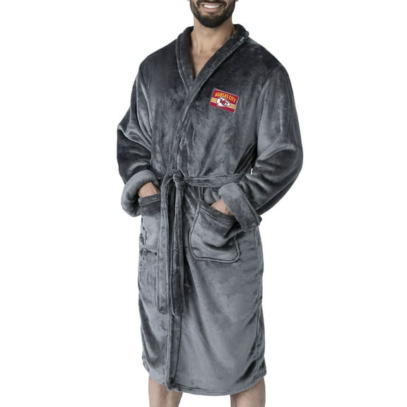 Men's The Northwest Group Charcoal Kansas City Chiefs Bathrobe