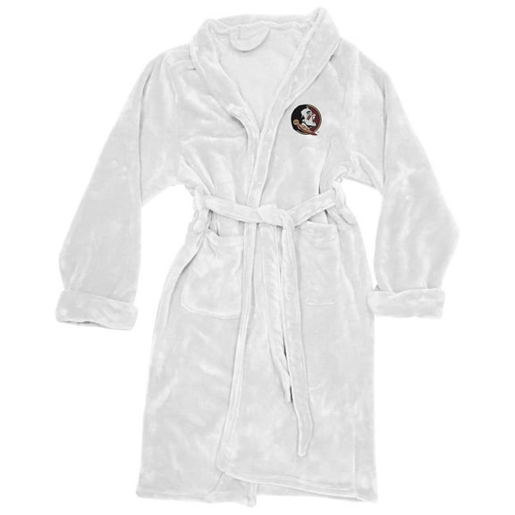 Men's The Northwest Group White Florida State Seminoles Silk Touch Bath Robe