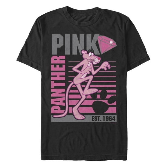 Men's The Pink Panther Diamond Est 1964  Graphic T-Shirt