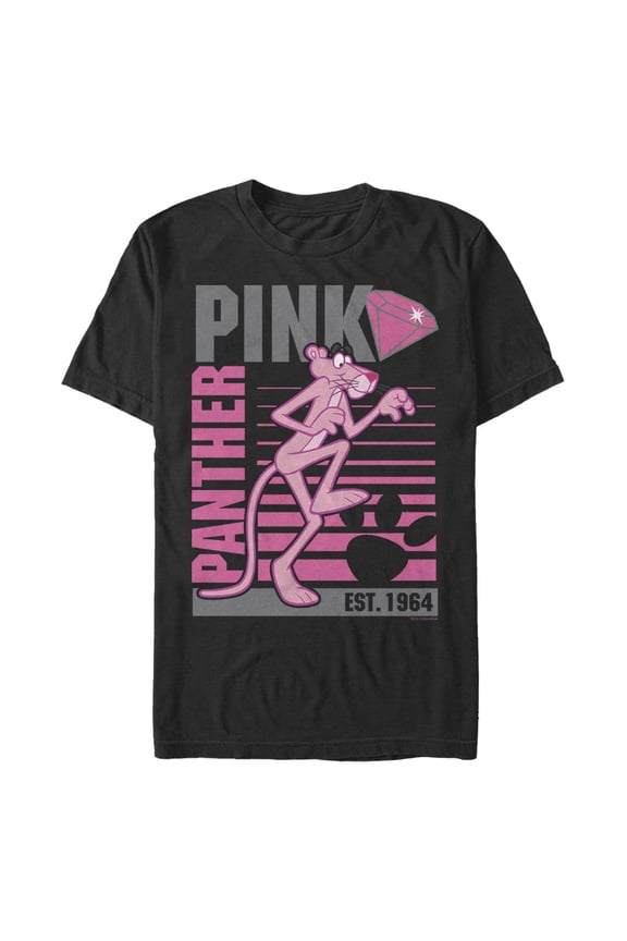 Men's The Pink Panther Diamond Est 1964  Graphic T-Shirt