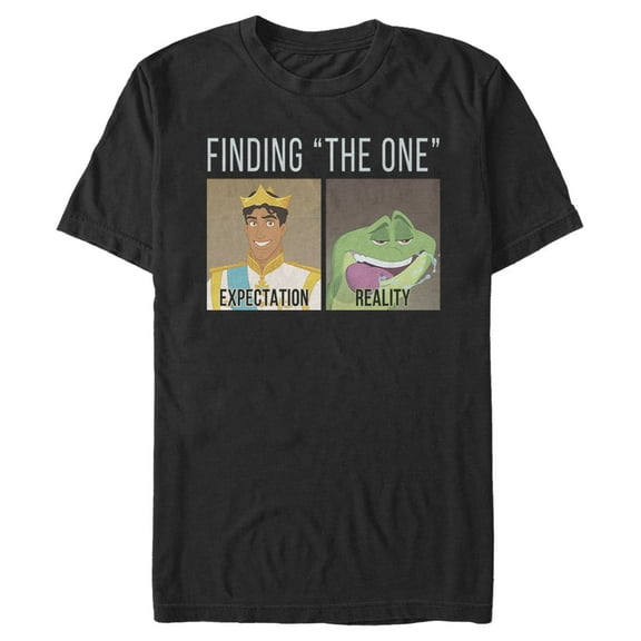 Men's The Princess and the Frog Prince Naveen Finding The One Meme Graphic T-Shirt