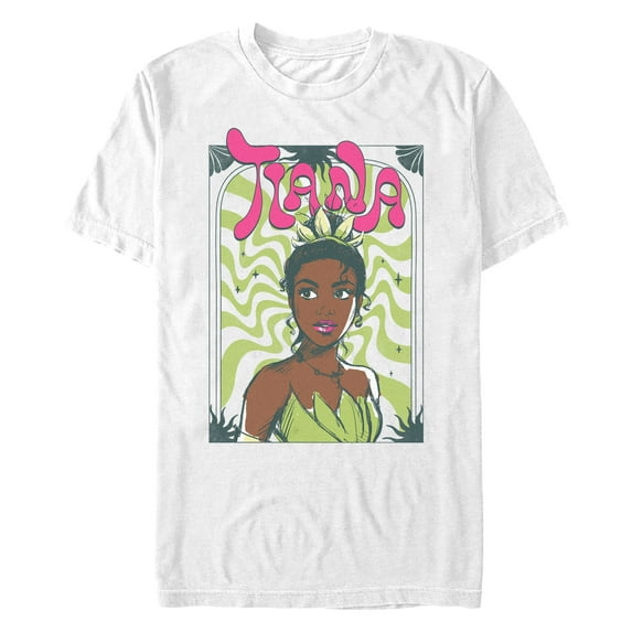 Men's The Princess and the Frog Tiana Retro Poster Graphic T-Shirt