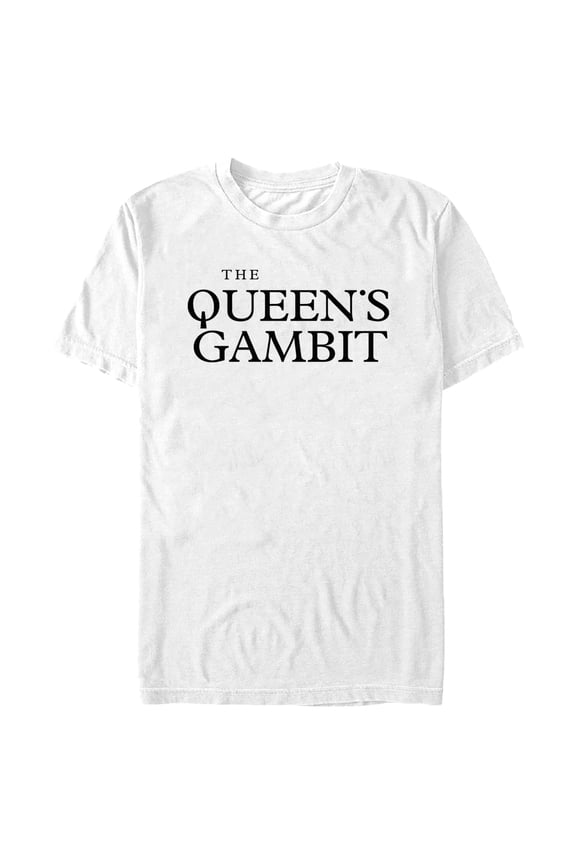 Men's The Queen's Gambit White Logo  Graphic Tee White Large