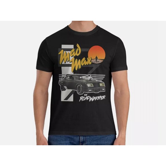 Men's The Road Warrior V8 Interceptor T Shirt Mad Max Cotton Clothing Humor Shor
