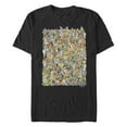thumbnail image 1 of Men's The Simpsons All of Springfield Character Collage Graphic T-Shirt, 1 of 4