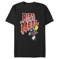 thumbnail image 1 of Men's The Simpsons Bart Ride Like Crazy Bike  Graphic Tee Black Large, 1 of 5