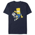 thumbnail image 1 of Men's The Simpsons Bart Soccer Pro Graphic Tee Navy Blue 3X Large, 1 of 5