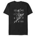 thumbnail image 1 of Men's The Simpsons Bart Springfield Surf Series  Graphic Tee Black Medium, 1 of 5