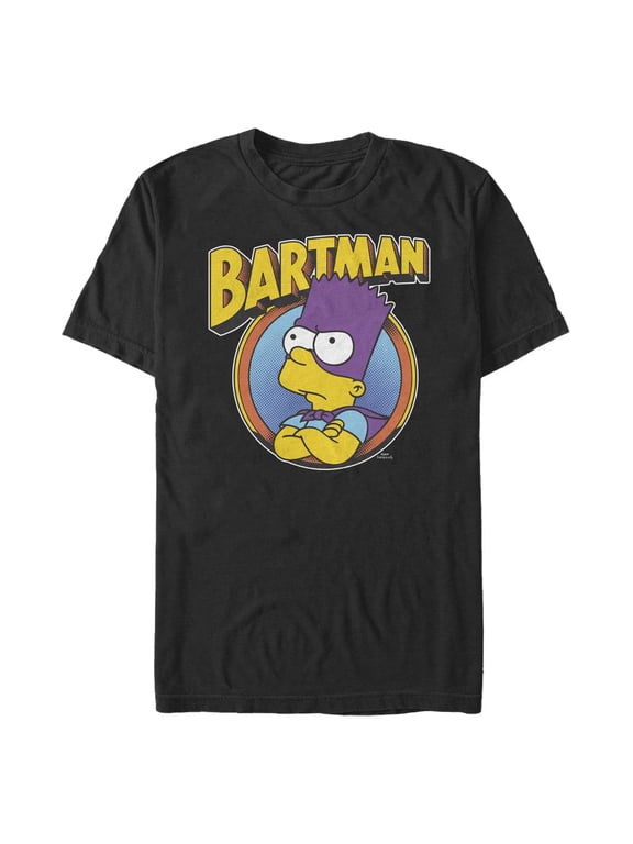 Men's The Simpsons Bartman Superhero Graphic T-Shirt