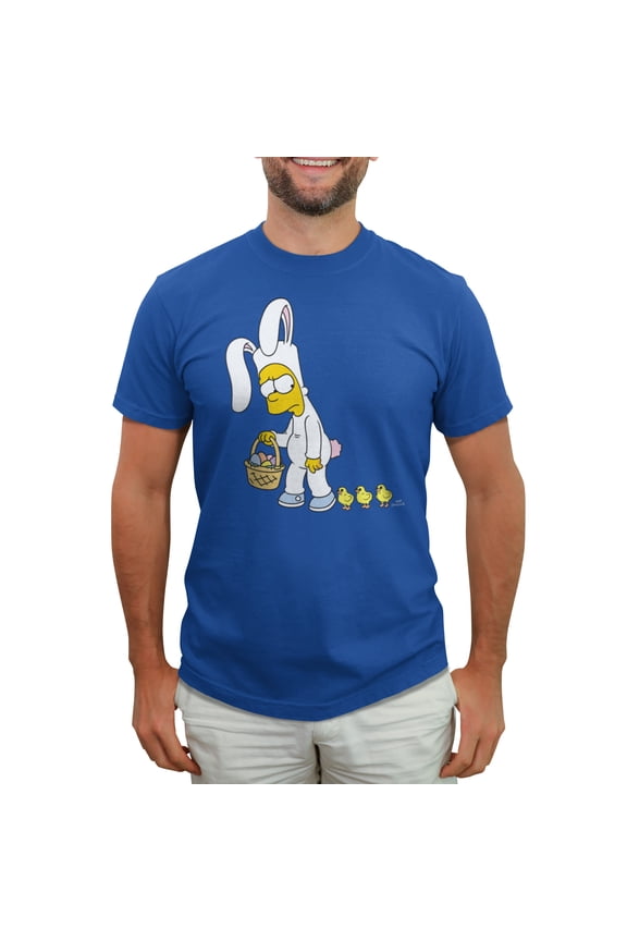 Men's The Simpsons Bunny Bart Ducklings  Graphic T-Shirt